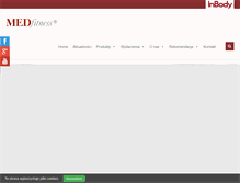 Tablet Screenshot of medfitness.pl